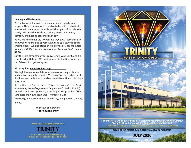 FD Monthly Program July Front