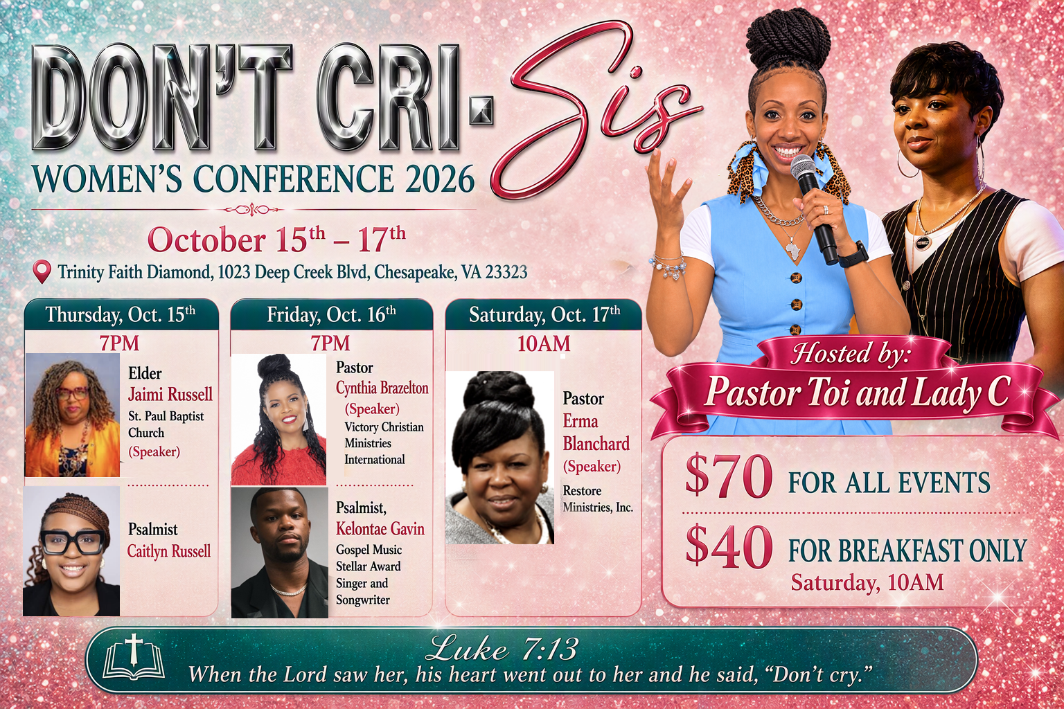 Don't Cri-Sis Women's Conference 2026